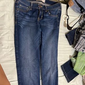 Dark blue hollister jeans